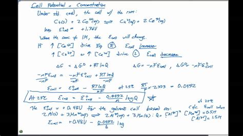 20.6.2 Application of Nernst Equation - YouTube