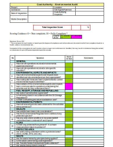 Site Audit - 11+ Free Templates in DOC, PDF | Free & Premium Templates