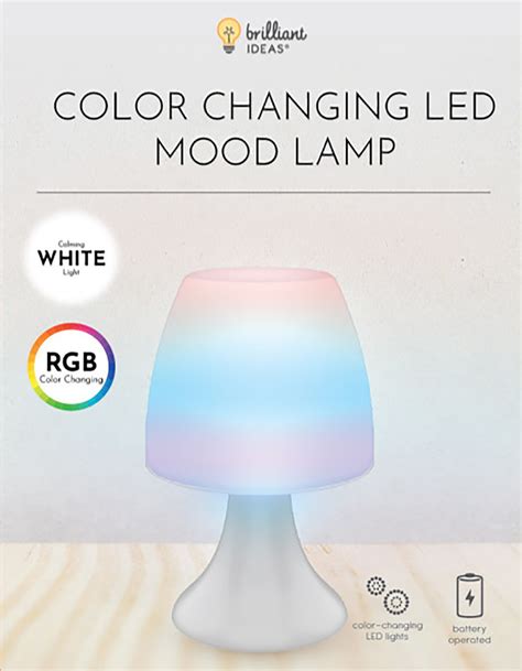 BRILLIANT IDEAS Color Changing LED Mood Lamp - MULTI | Tillys