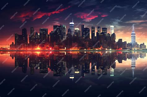 Premium AI Image | Photo of Retrofuturistic cityscapes 4K Wallpaper