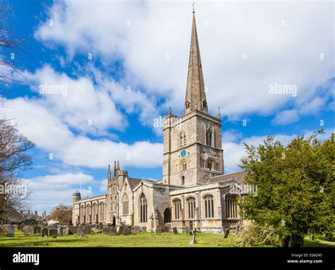 St John Baptist Church Burford Costwolds England UK EU Europe Stock ...