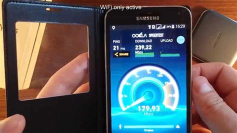 Gigabit Internet Speed Test on Samsung G900FD Mobile Phone & Wireless AC Network - Romania - YouTube