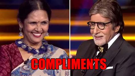 Watch: Kaun Banega Crorepati 13 Host Amitabh Bachchan Compliments A ...