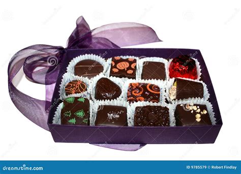 Purple Chocolate Box stock image. Image of wrap, candy - 9785579