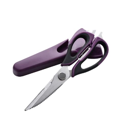 Stainless steel kitchen scissors,GaiaBBQ B128,1 pcs,Multi function food,scissors, Kitchen strong ...