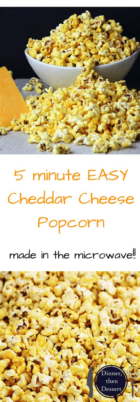 Homemade Cheddar Cheese Popcorn Recipe