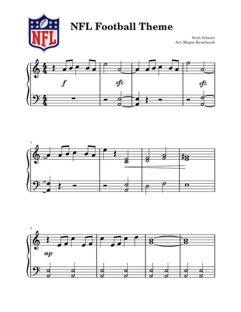 NFL on Fox Theme Sheet music for Piano (Solo) | Musescore.com