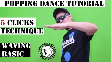 popping dance tutorial | 5 clicks technique | arm wave basic isolation - YouTube