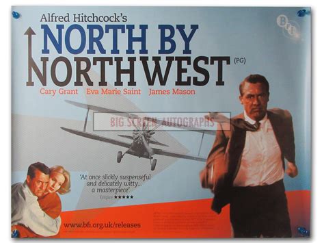 North By Northwest quad poster | Big Screen Autographs