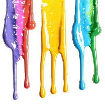Colorful Paint Drip Set, Paint, Spray, Drip PNG Transparent Image and Clipart for Free Download