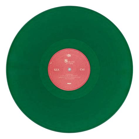 SZA CTRL - Limited Edition Gatefold Green Colored Double Vinyl Record