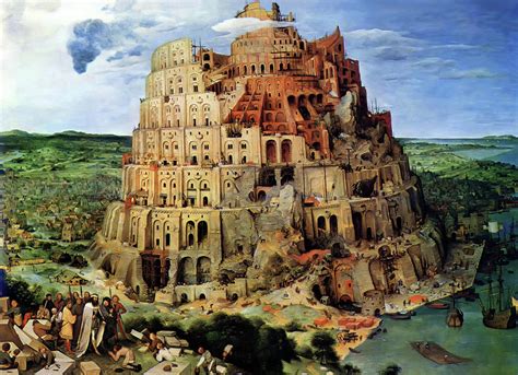 Tower Of Babel Painting by Pieter Bruegel