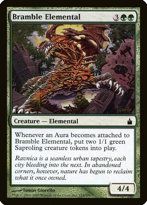 Bramble Elemental - Ravnica: City of Guilds - MTG Print