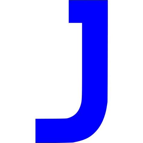 Blue letter j icon - Free blue letter icons