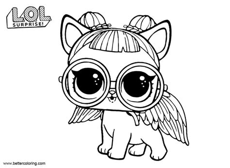 LOL Pets Coloring Pages Sugar Pup - Free Printable Coloring Pages