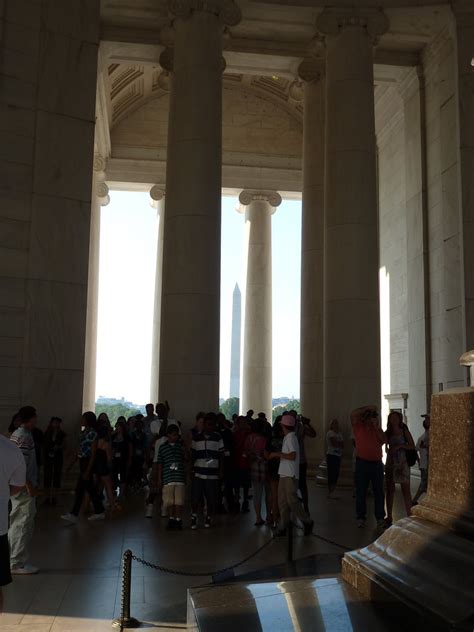 View of the Washington Monument, from inside the Jefferson… | Flickr