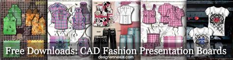 Free CAD Fashion Presentation Boards Examples