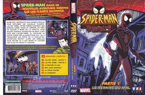 Jaquette DVD de Spider Man Unlimited - Partie 1 Le Repaire du Mal ...