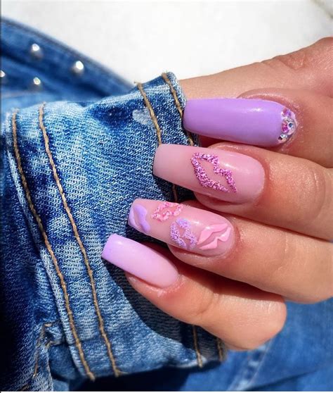 60+ Pretty Purple Nails - The Glossychic