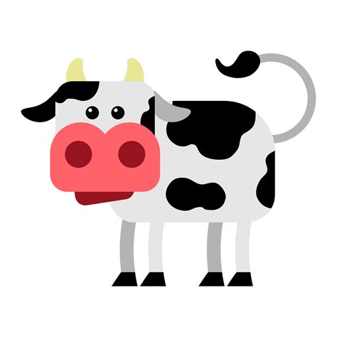 Cow vector cartoon illustration 546765 Vector Art at Vecteezy