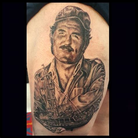 Captain Quint from Jaws by George Scharfenberg : TattooNOW