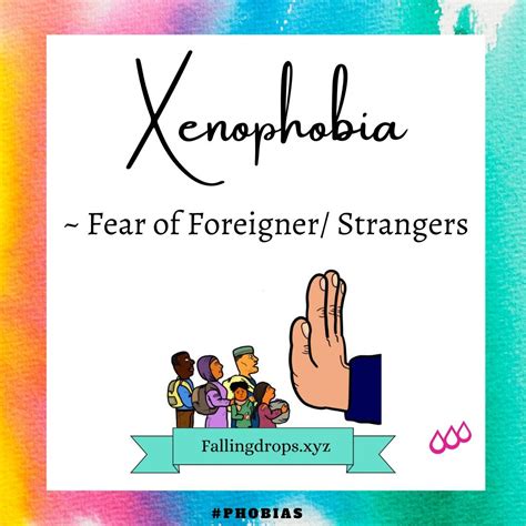 'Xenophobia' is the fear or hatred of Strangers/ foreign people & their cultures. The word 'Xeno ...