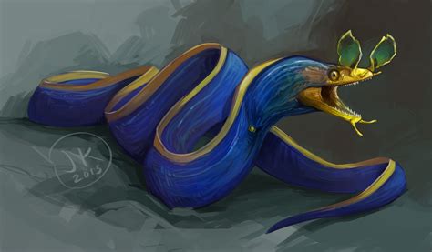 jonathan kuo artwork: blue ribbon eel