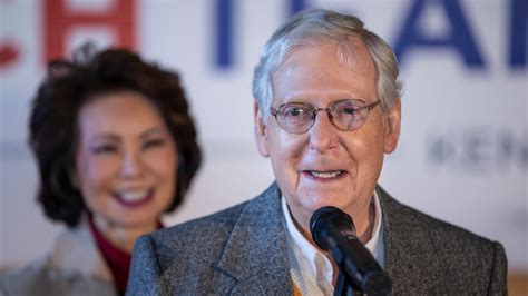 Senate Majority Leader Mitch McConnell speaks at final campaign rally