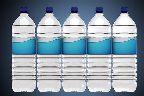 Free Download Water Bottle Label Mockup In PSD - Designhooks