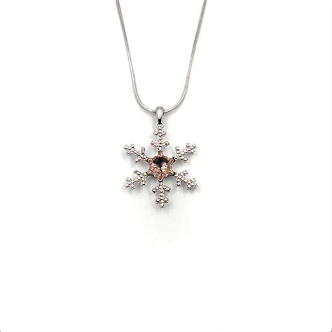 Crystal from Swarovski Snowflakes Necklace-in Chain Necklaces from Jewelry & Accessories on ...