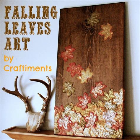 Autumn Decorating: Falling Leaves Art | Kids fall crafts, Fall crafts