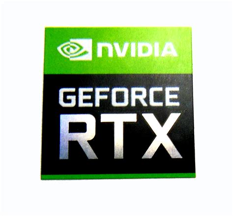 NVIDIA Geforce RTX Sticker 18 x 18mm / 11/16″ x 11/16″ [1057] – Vath Ventures