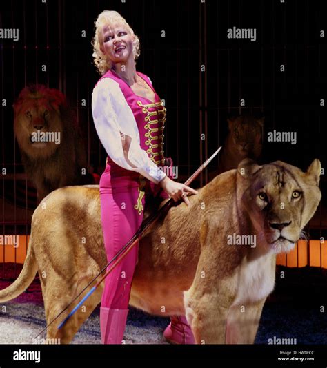 Female Circus Lion Tamer