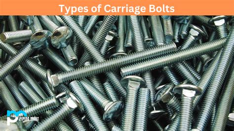 5 Types of Carriage Bolts and Their Uses