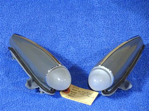 1939 Buick Special Century Roadmaster Limited Accessory Front Fender Park Light Lamps NOS SUPER ...