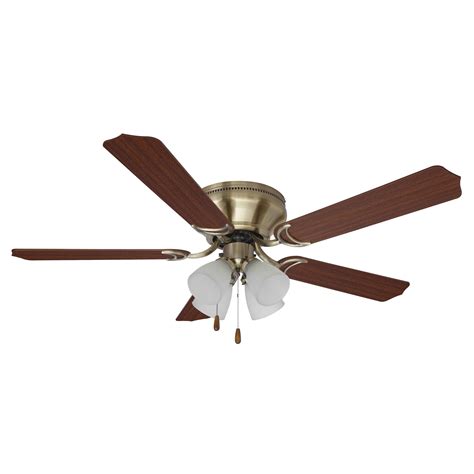 Chapter 52" 4-Light Antique Brass Ceiling Fan - Walmart.com