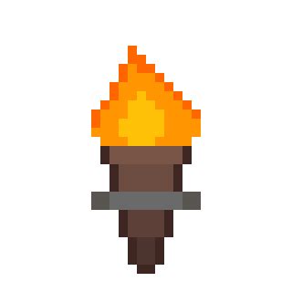 Animated pixel torch | OpenGameArt.org