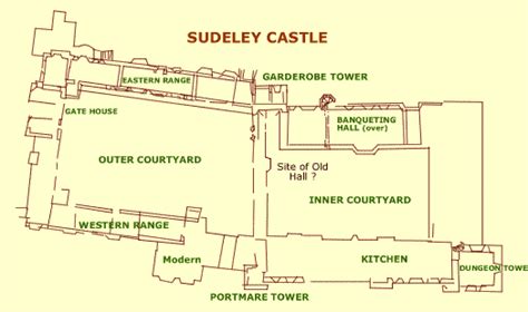 Sudeley Castle map