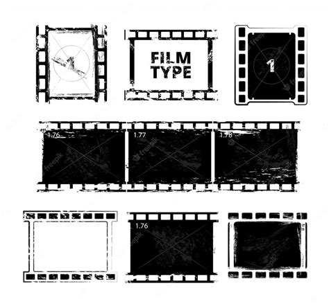 Premium Vector | Film strip template.