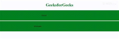 HTML | Atributo de comportamiento de marquesina – Barcelona Geeks