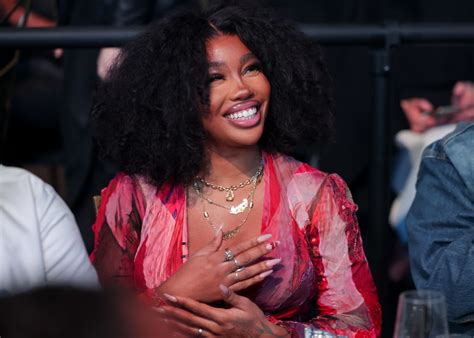 Sza Shows Off Her Long Straight Healthy Natural Hair