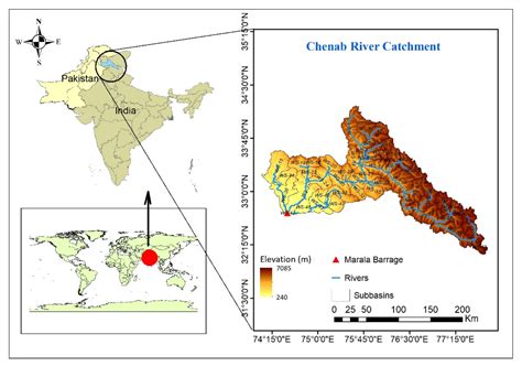 Chenab River Map