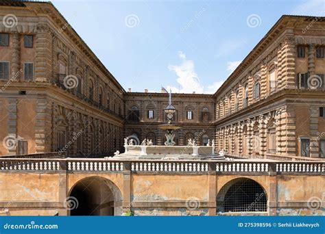 Florence Pitti Palace or Palazzo Pitti in Florence, Italy Stock Photo ...