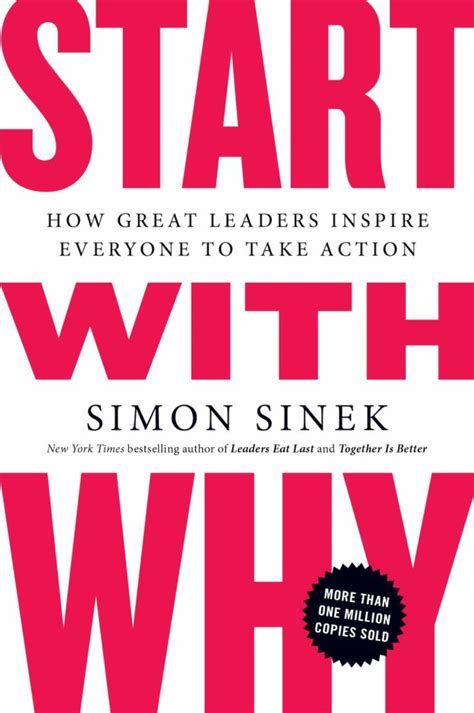 Start With Why Book Simon Sinek Simon Sinek