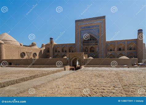 Khiva, Uzbekistan, Architecture in the Old Town. Stock Image - Image of ...