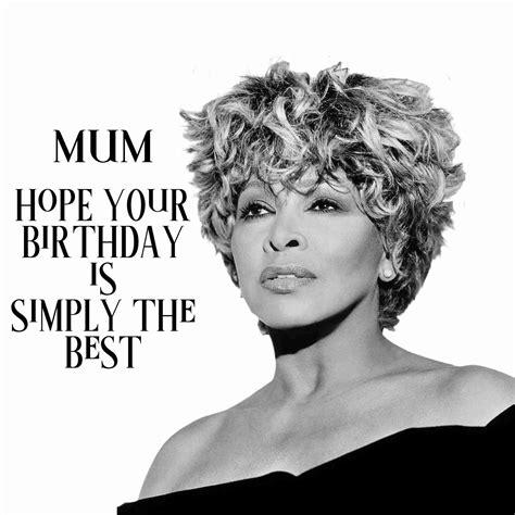 Tina Turner Personalised Birthday Card (Copy) | Numonday