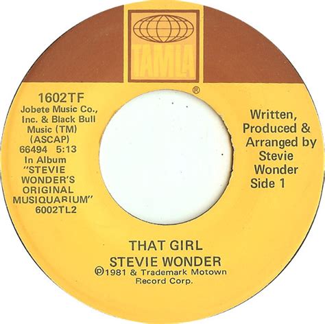 Stevie Wonder – That Girl | Releases | Discogs