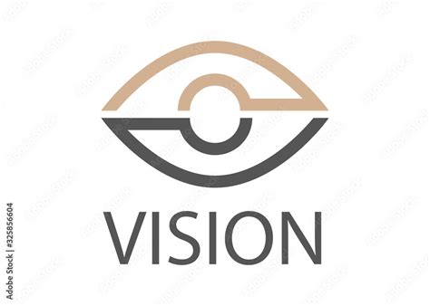 Vision Logo Vector - Isolated On White Background. Modern Eye Logo For News, Media And New ...