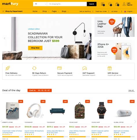 5 Best eCommerce Templates for Vue