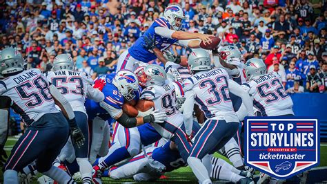 Top 5 storylines fans need to follow for Bills vs. Patriots | Week 8